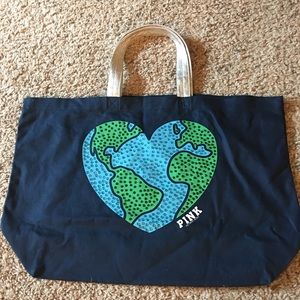 Victoria Secret Pink Earth Tote